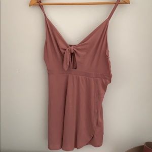 Urban outfitters pink romper
